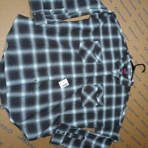 Men's Plaid Button-Up Shirt